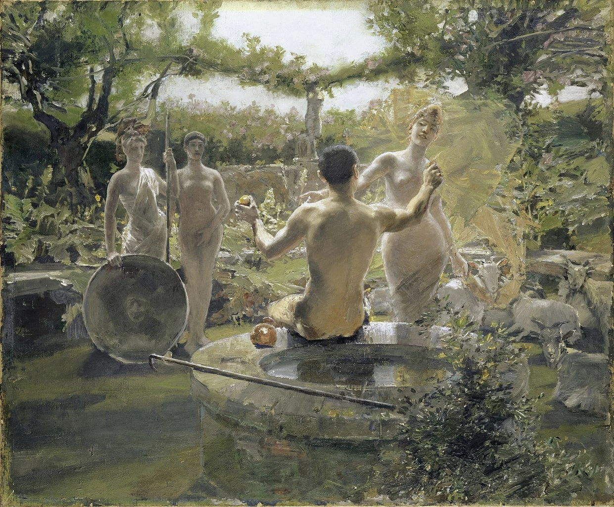 Il giudizio di Paride, 1891 - Kunstmuseum Basel